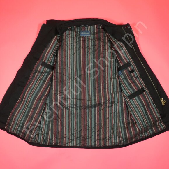 Faconnable Jacket Mens 2XL Blue Chore Coat Wool Button Down Navy - Picture 5 of 8